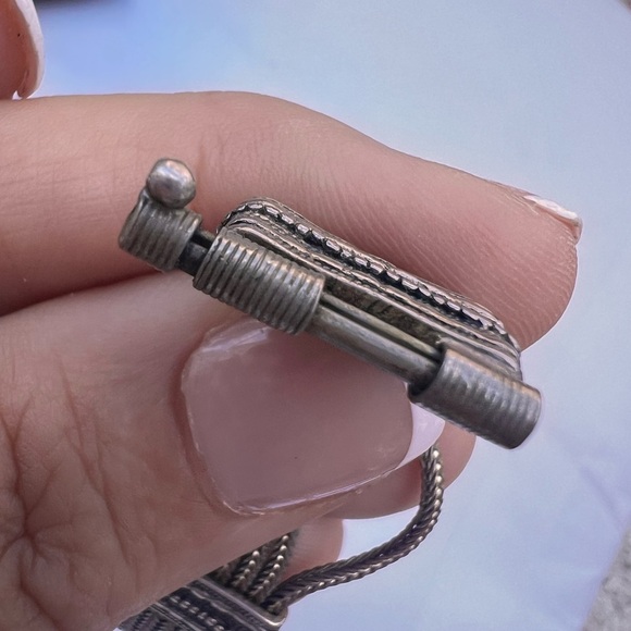 Silpada antique Sterling Silver Multi Strand Toggle  OTTOMAN style Bracelet 27g - Picture 10 of 13